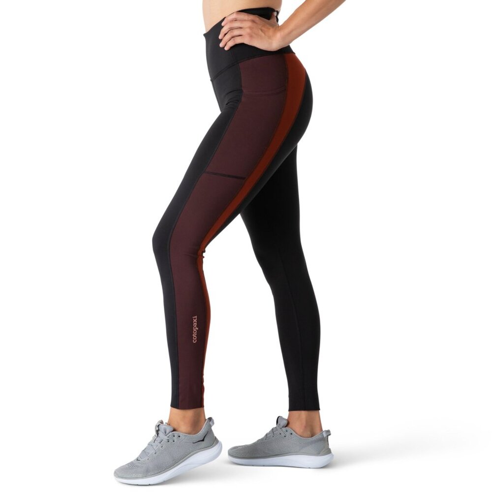 Cotopaxi Roso Tights in Black High Waist Color Blocking Size XS NWT